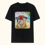 Personalised Girls Trip Beach Travel Friend Besties Summer Holiday T-shirt Friend Daily Wear
