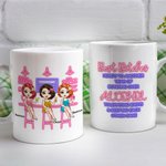 Henkilökohtainen Best Bitches Besties Besties Friendship Celebration Valkoinen keraaminen muki Ystävyys lahja Astianpesukone ja mikroaaltouuni Safe