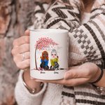 Personalized You Will Always Be My Person Cherry Blossom Tree White Ceramic Mug Friendship Gifts for Office and Home