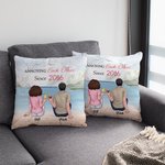 Personalised Couple Annoying Each Other Since Throw Pillow Cover Boyfriend Gifts Home Decoration