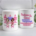 Personalised Funny Besties Friendship Sisters White Ceramic Mug for Bestie Best Friend