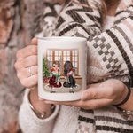 Personalised Best Bitches Best Friend White Ceramic Mug Sister Dishwasher and Microwave Safe