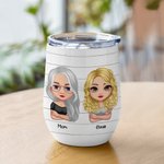 Personalised We're Perfect Mother and Daughter Love Declaration Wine Tumbler Mother's Day Gift 12oz
