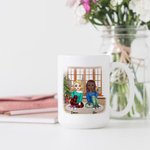Personalised Best Friends Girlfriends Bestie Christmas Gift White Ceramic Mug Friendship Gift 11oz or 15oz