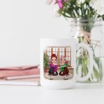 Cadeaux personnalisés de tasse en céramique blanche de meilleurs amis pour toujours d'amitié de longue distance pour BFF