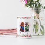 Meilleurs amis personnalisés vous serez toujours ma personne tasse en céramique blanche cadeaux Bestie pour les femmes poignée de type C