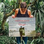 Personnalisé je t'aime jamais arrêter bord de mer vieux Couple affiche sans cadre peinture mur Art imprimer saint valentin anniversaire