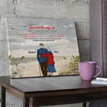 Personnalisé vous êtes le seul oiseau de plage vieux Couple affiche peinture sans cadre peinture décorative saint valentin anniversaire