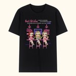 Personlig Besties Girls Party Bar Bistro Celebrate Friendship Gathering T-shirt Basic Unisex T-shirt