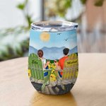 Personalised Couple Love You and ME We Got This Wine Tumbler Birthday with Insulation Effect