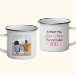Gepersonaliseerd Elkaar Ergeren Zee Vakantie Paar voor Jaren Emaille Mok Verjaardag Kerst Valentijnsdag 11oz