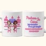 Personalised Funny Besties Friendship Sisters White Ceramic Mug for Bestie Best Friend