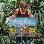 Personalized Couple Sunflower Vacation You and Me We Got This Poster Frameless Painting Valentine's Day Christmas Wall Art Print