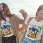 Personalised You're the She to My Nanigans Best Friend Besties Party T-shirt Friend Travel