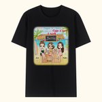T-shirt personnalisé de vacances d'été de déclaration d'amitié de filles Besties Sisters cadeau d'ami