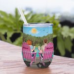 Personalised Couple Love Each Other Since 2020  Wine Tumbler Valentine's Day Suitable for Hot and Cold Liquids