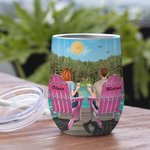 Personalised Couple Love Each Other Since 2020  Wine Tumbler Valentine's Day Suitable for Hot and Cold Liquids