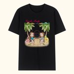 Personalized Girlfriend Friendship Seaside Vacation Party T-shirt Birthday Gift