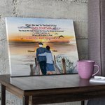 Personalised Lives Together Old Couple I Had You and You Had Me Poster Frameless Painting Valentine's Day Anniversary Wall Decor