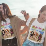 Personalised Best Besties Friendship Seaside Vacation Party T-shirt Birthday Gift Travel