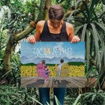 Personalized Couple Sunflower Vacation You and Me We Got This Poster Frameless Painting Valentine's Day  Anniversary Birthday Gift Wall Art Print