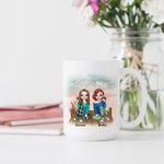 Personalized Life is Better with a Bestie White Ceramic Mug Friendship Gift Coffee Mug