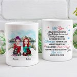 Personalised Thank You for Making Me Laugh White Ceramic Mug Bestie Gifts for Women for Office and Home