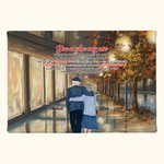 Personnalisé vous êtes le seul vieux Couple arrière ville vue de nuit affiche sans cadre peinture cadeau d'anniversaire peinture décorative