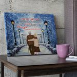 Personalized I Love You Forever and Always Natural Scenery World of Ice and Snow Poster Frameless Painting Valentine's Day Gift Decorative Painting