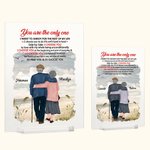 Personalized You Are The Only One I Choose You Natural Scenery Seaside Vacation Acrylic Plaque Milestone House Decorations