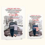 Personalised I Love You Forever and Always Natural Forest Scenery Acrylic Plaque Valentine's Day Gift House Decorations