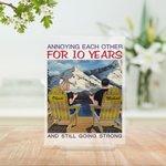 Personalized Annoying Each Other Couple on Chairs Holiday Acrylic Plaque Anniversary Gift Acrylic Decoration