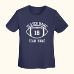 Camicia da rugby personalizzata con nome della squadra e del giocatore, numero del giocatore, per i tifosi del rugby, per i tifosi del calcio, per le 