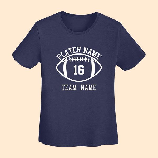 T-Shirt Sweatshirt Personnalisé avec Nom et Numéro Épique Vêtement à Motif Rugby Cadeau Sport Compétition pour Amateur de Rugby