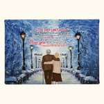 Personalized I Love You Forever and Always Natural Scenery World of Ice and Snow Poster Frameless Painting Valentine's Day Gift Decorative Painting