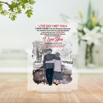 Personalised I Love You Forever and Always Natural Forest Scenery Acrylic Plaque Valentine's Day Gift House Decorations