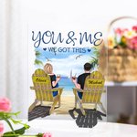 Personalized You and Me We Got This Summer Holiday Acrylic Plaque Anniversary Gift House Decorations