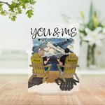 Personalized You and Me We Got This Summer Vacation Couple on Chairs Acrylic Plaque Anniversary Gift Desk Ornament