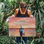 Personnalisé je t'aime pour toujours et toujours vieux Couple plage coucher de soleil affiche sans cadre peinture anniversaire cadeau mur Art Prin