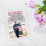 Personalized You Are The Only One I Choose You Natural Scenery Seaside Vacation Acrylic Plaque Milestone House Decorations