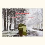 Personalized You are the Only One Winter Scenery Old Couple Back Poster Frameless Painting Anniversary Gift Room Decor