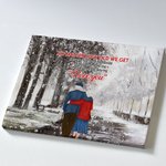 Personalisierte Liebeserklärung Lyrische Poesie I Love You Old Couple Walking in the Snow Poster Rahmenloses Gemälde Jubiläumsgeschenk Dekoratives Gem