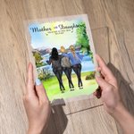 Personalized Mother and Daughter Travel Grass Vocation Acrylic Plaque Anniversary Desk Ornament