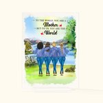 Plaque Acrylique Fille Mère Meilleur Amour Forever Lac Arbre Herbe Décorations Maison Fête des Mères Personnalisée