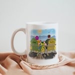 Personalised I Met You I Love You Couple Sunflower Drinks Forever Yours White Ceramic Mug Boyfriend Gifts Girlfriend Gifts 11oz or 15oz