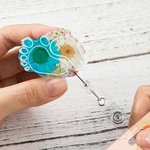 Personalisierte Acryl-Blumen-Abzeichenrolle für medizinisches Personal von Krankenschwestern, Doktoren, Zahnärzten