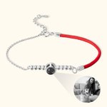 Personalizada Micro-tallada proyección de imagen pulsera de cumpleaños Día de San Valentín Aniversario de regalo para la novia esposa amigos