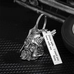 Personlig Odin Viking God Bells Ride Bell Biker Gift Good Luck Charm Nyckelkedja Motorcykel Nyckelkedja Jeep Nyckelkedja Gremlin Bells för motorcykel