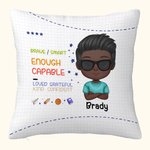 Personalised School Season Girl Boy New School Life Throw Pillow Cover for Living Room