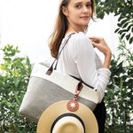 Personalizzato Monogramma Sole Forte Clip magnetica per cappello Supporto per cappello in pelle per borse da viaggio Zaini Portafogli Borse per ragazze Signore Donne